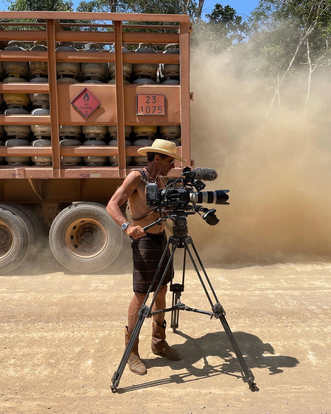 Filming along the infamous TRANSAMAZONICA Highway - 1