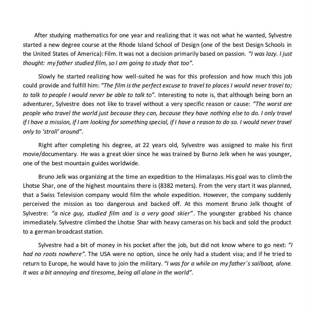 A beautiful article by Ana Vitoria Leitner - 3