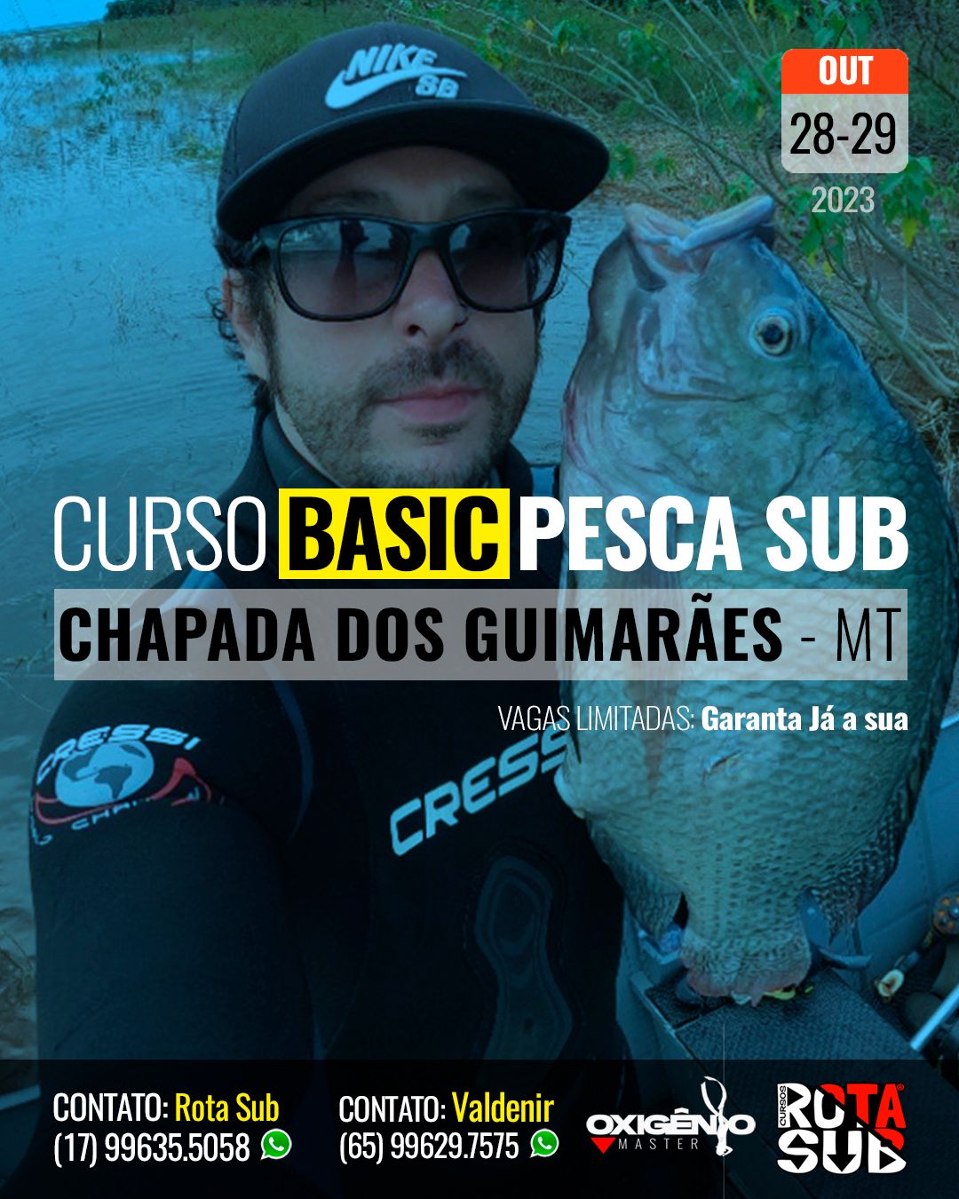 Curso de PESCA SUB em CHAPADA DOS GUIMARÃES/MT - 1