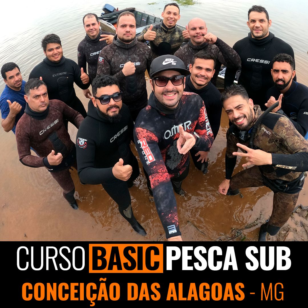 Curso de PESCA SUB em CONCEIÇÃO DAS ALAGOAS/MG - 1