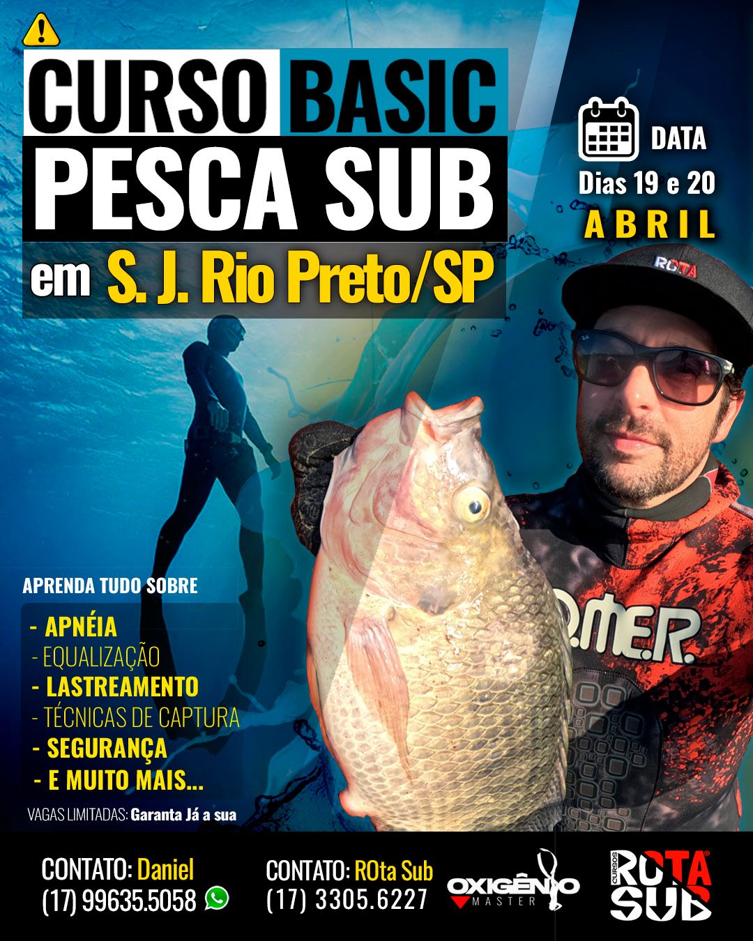 Curso de PESCA SUB em São José do Rio Preto/SP - 3
