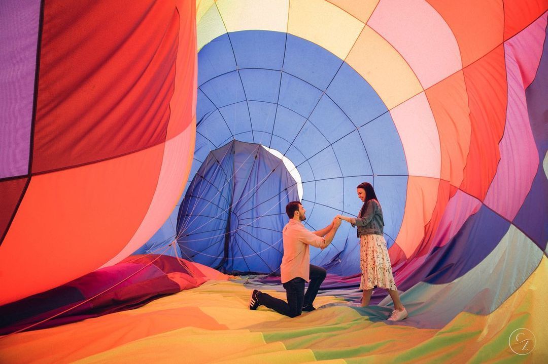 Ensaio casal no balão em Santa Catarina - 1