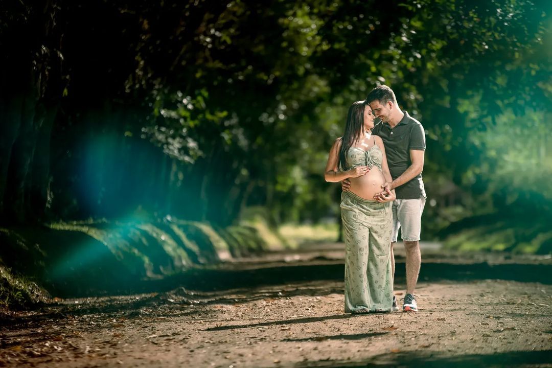 Ensaio Gestante no Jardim Botânico de Timbó-SC - 1