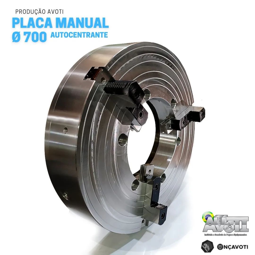 Placas AUTO CENTRANTE para Usinagem PESADA - 2
