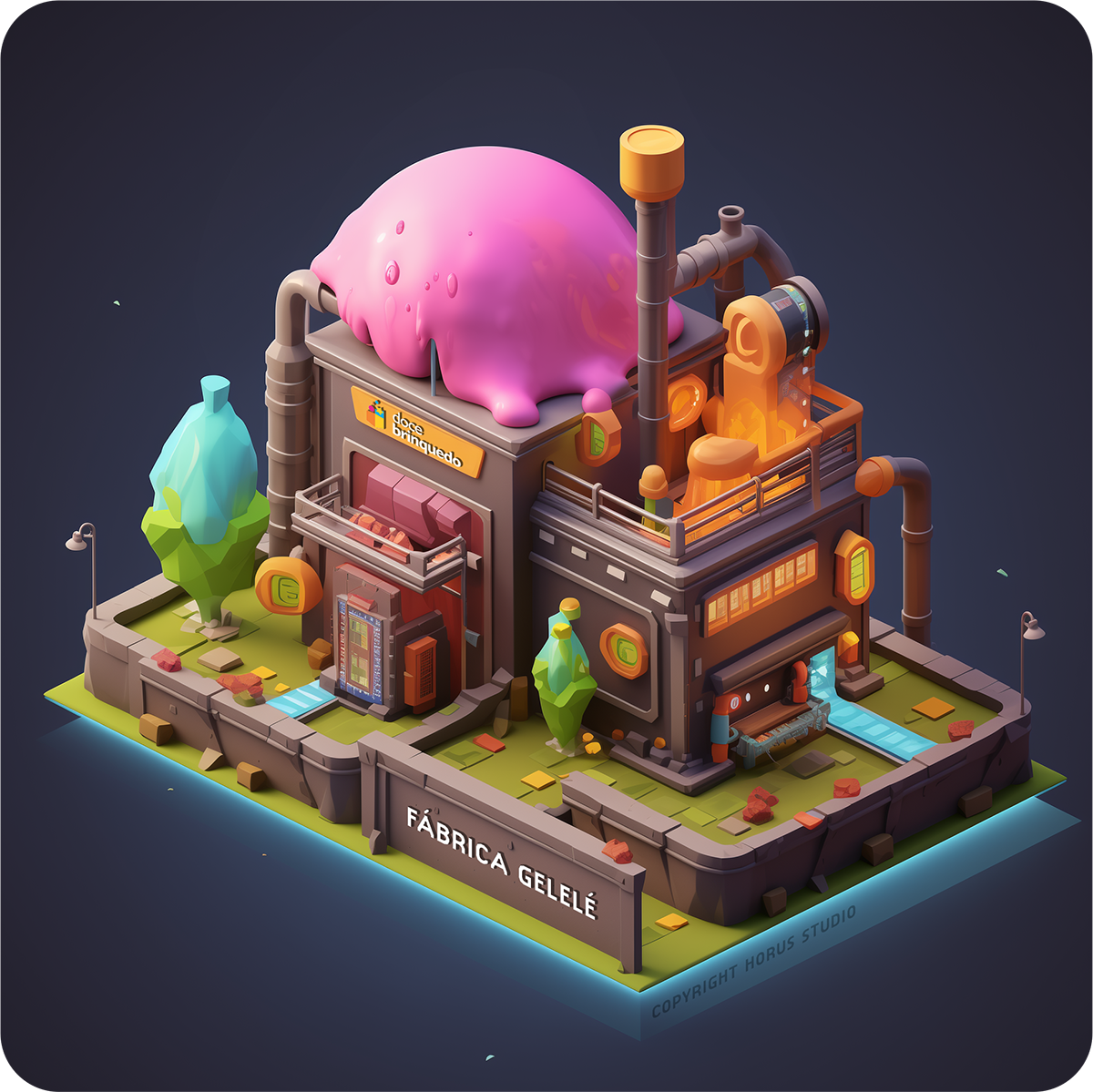 Fantástica fábrica Gelelé SlimeExperiência 3D 360 imersiva com óculos de realidade virtual - 2