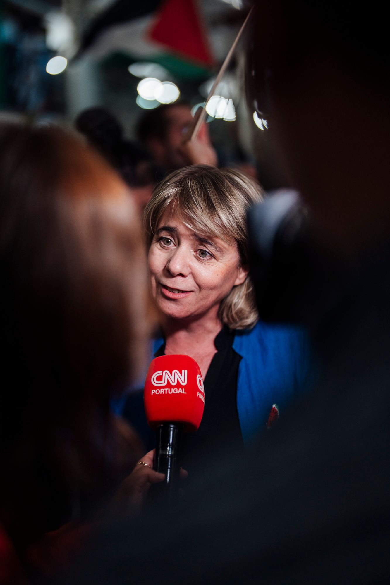 Chegada ao Aeroporto de Lisboa de quatro membros da Flotilha - 1 - 0