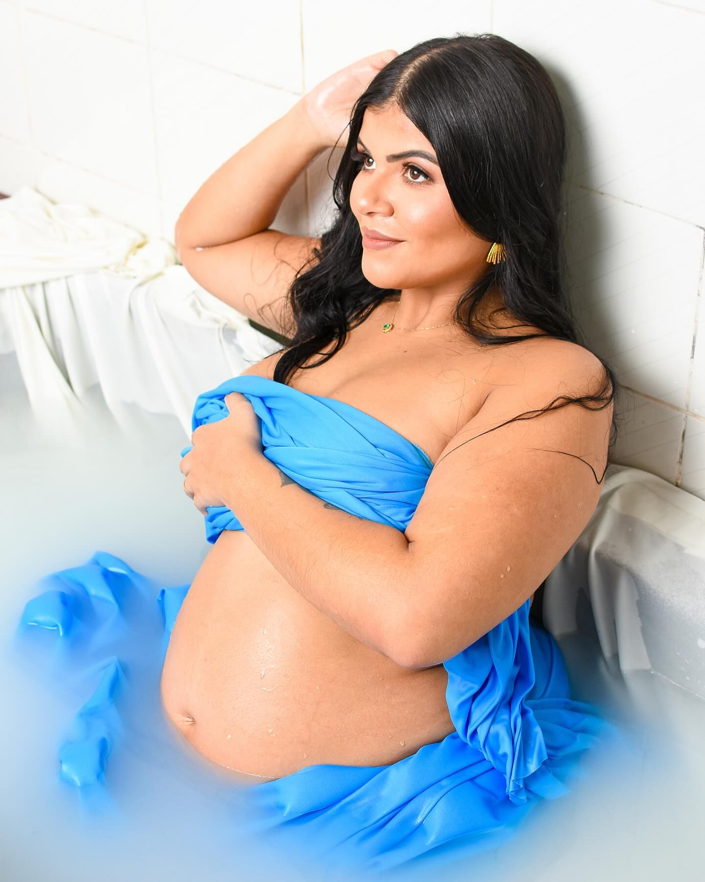 Gestante Na Banheira - 9