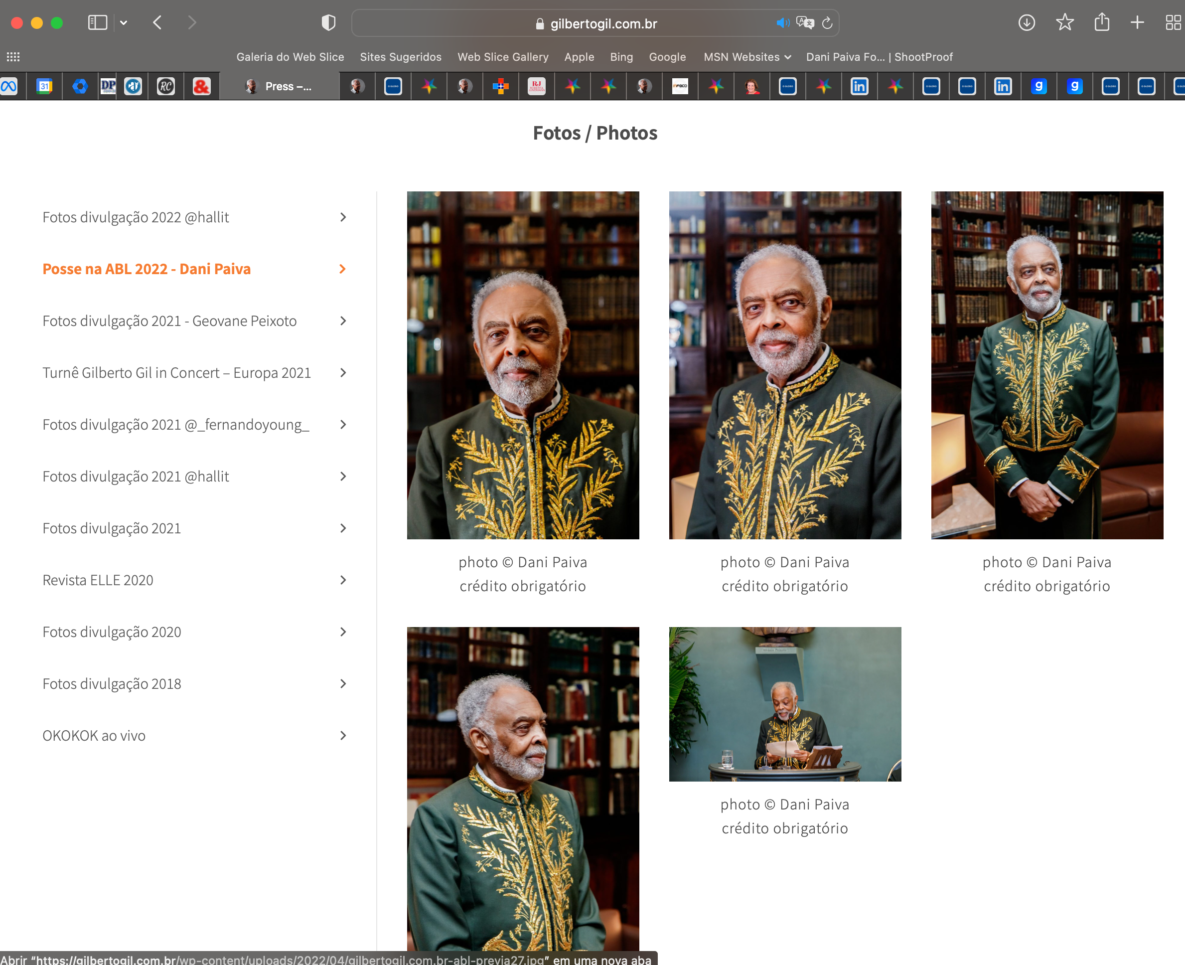 Site Gilberto Gil - 2