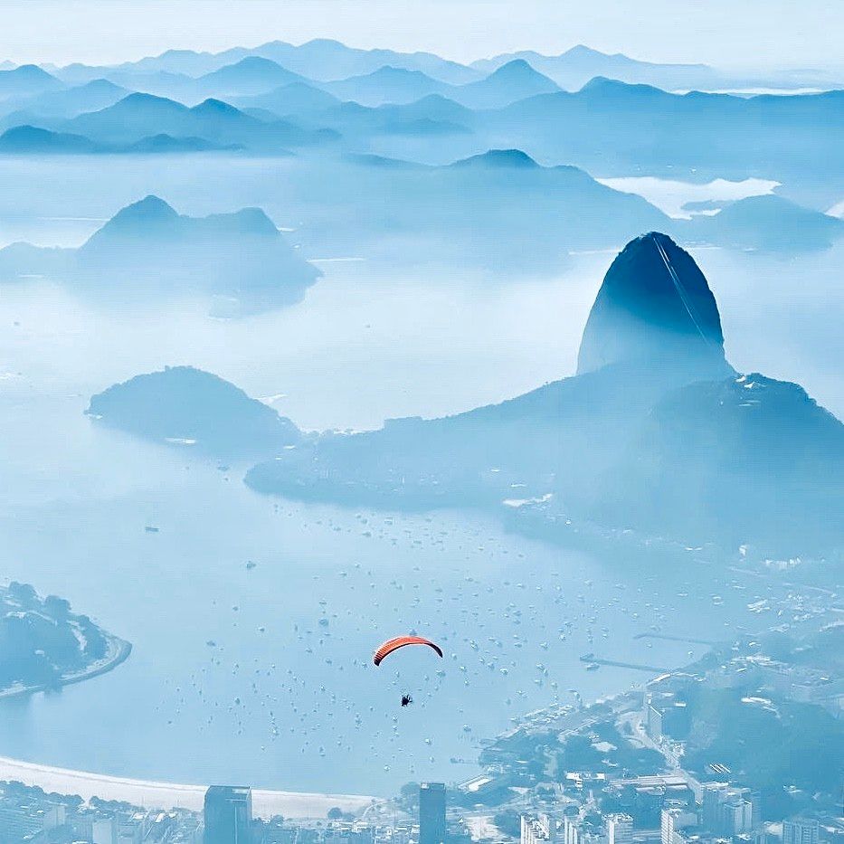 Voando de paramotor no Cristo Redentor - 20 - 1