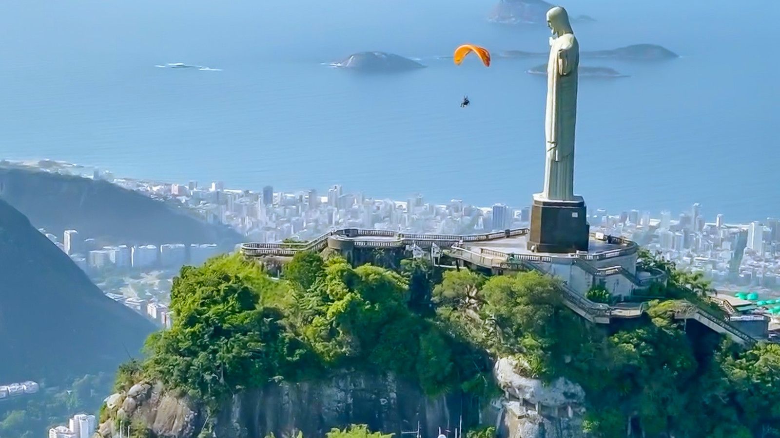 Voando de paramotor no Cristo Redentor - 20 - 6