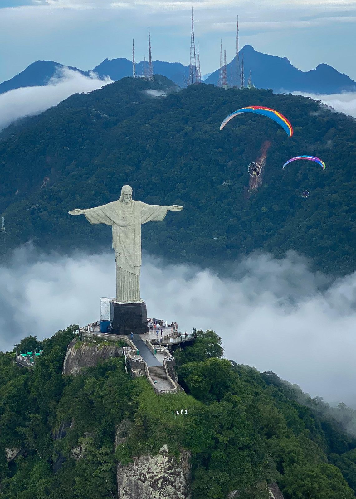 Voando de paramotor no Cristo Redentor - 20 - 8