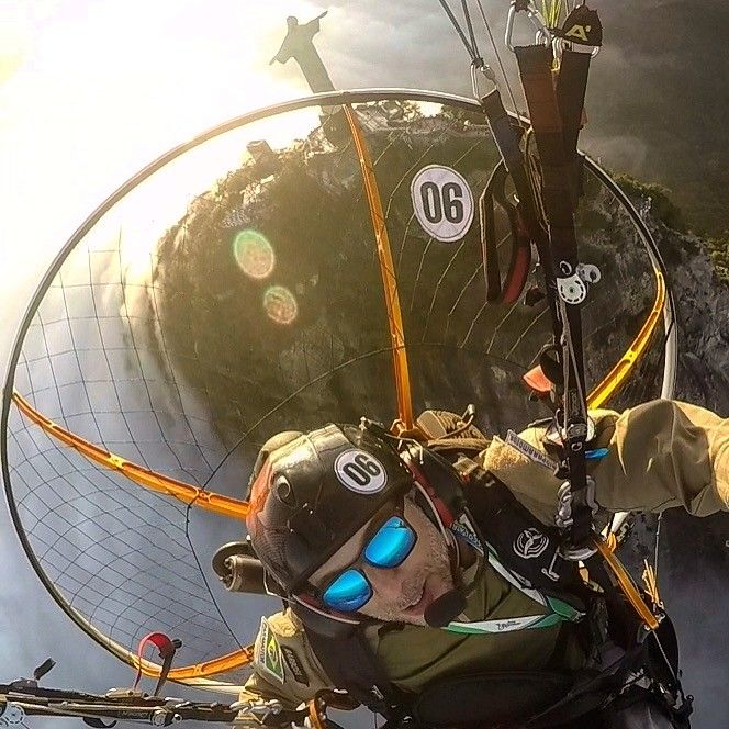 Voando de paramotor no Cristo Redentor - 20 - 10