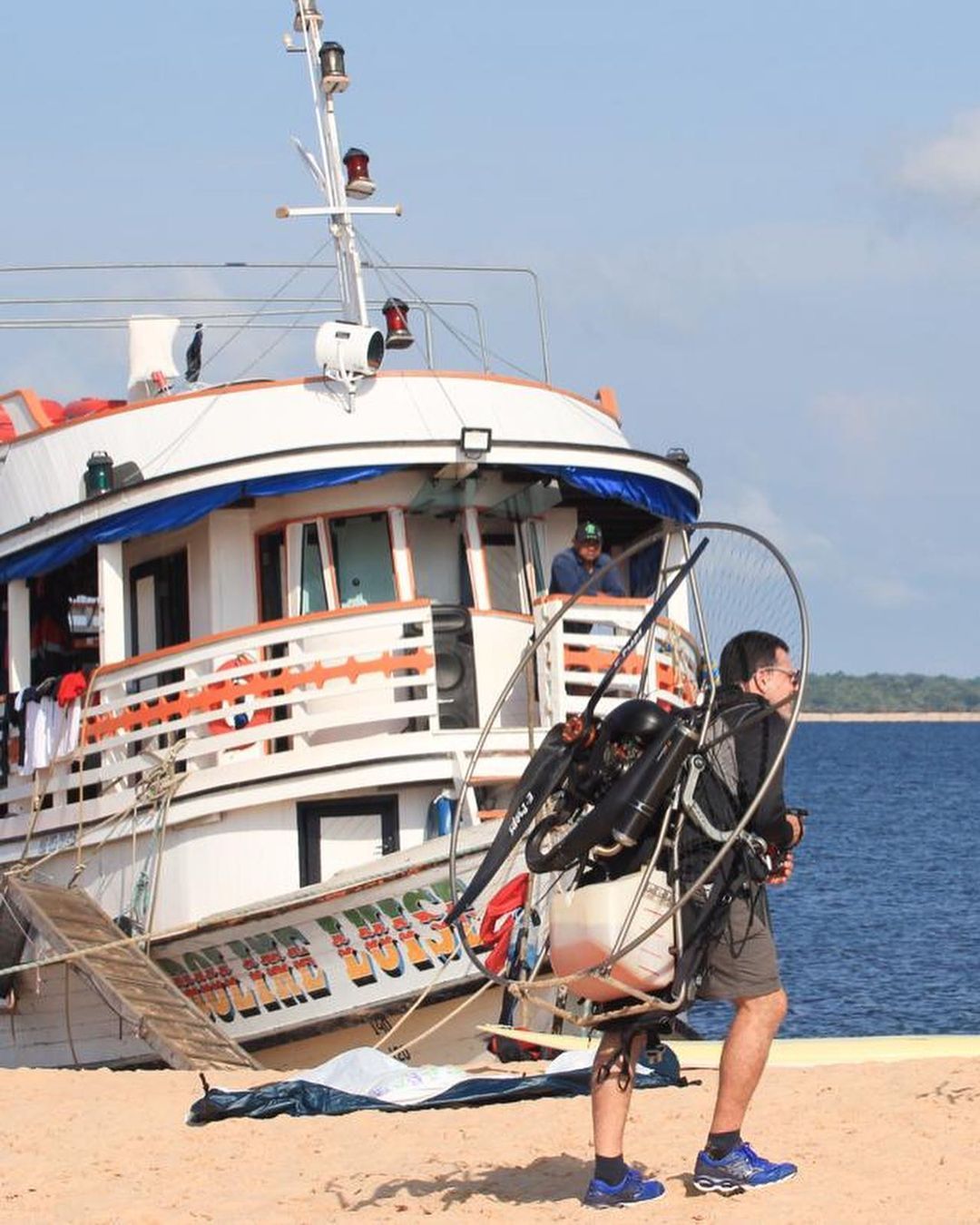 Voos de Paramotor em Alter do Chão, Santarém - PA - 5 - 7