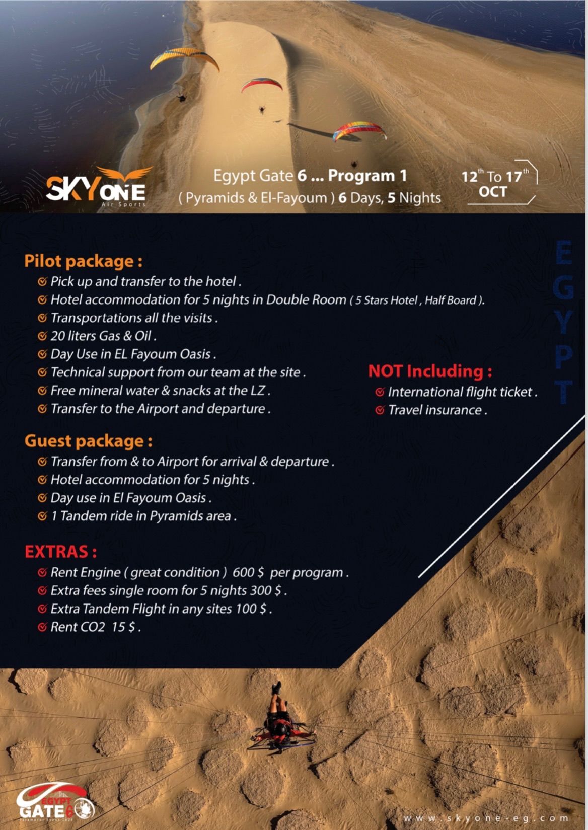 Voando de paramotor nas Pirâmides do Egito - 7 - 7