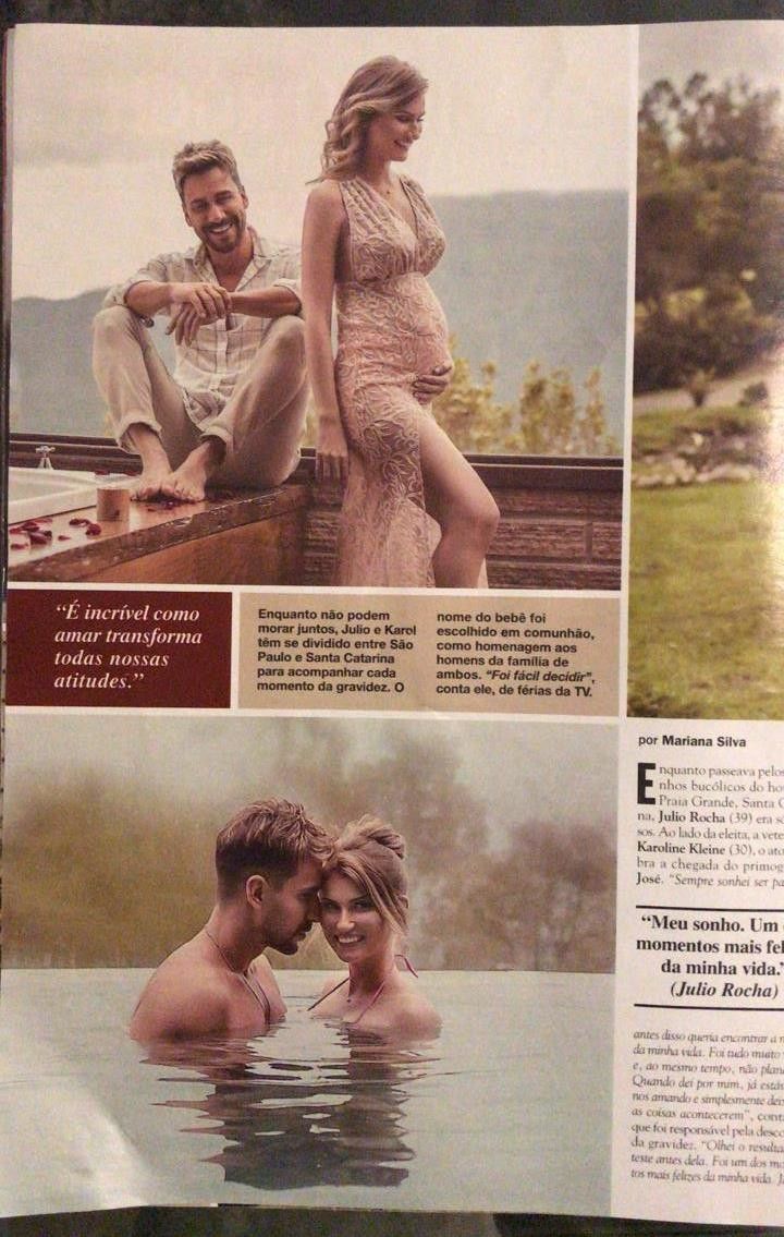 Fotos na revista Caras, ensaio Júlio Rocha e Karoline Kleine - 2 - 2