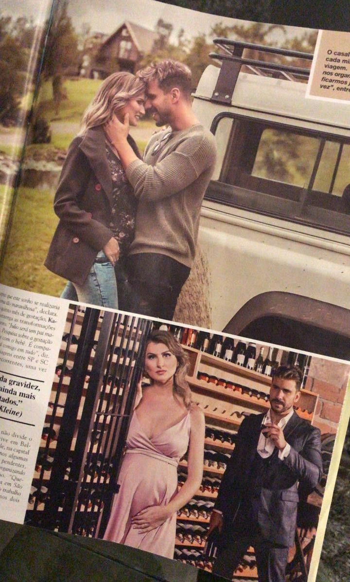 Fotos na revista Caras, ensaio Júlio Rocha e Karoline Kleine - 2 - 3