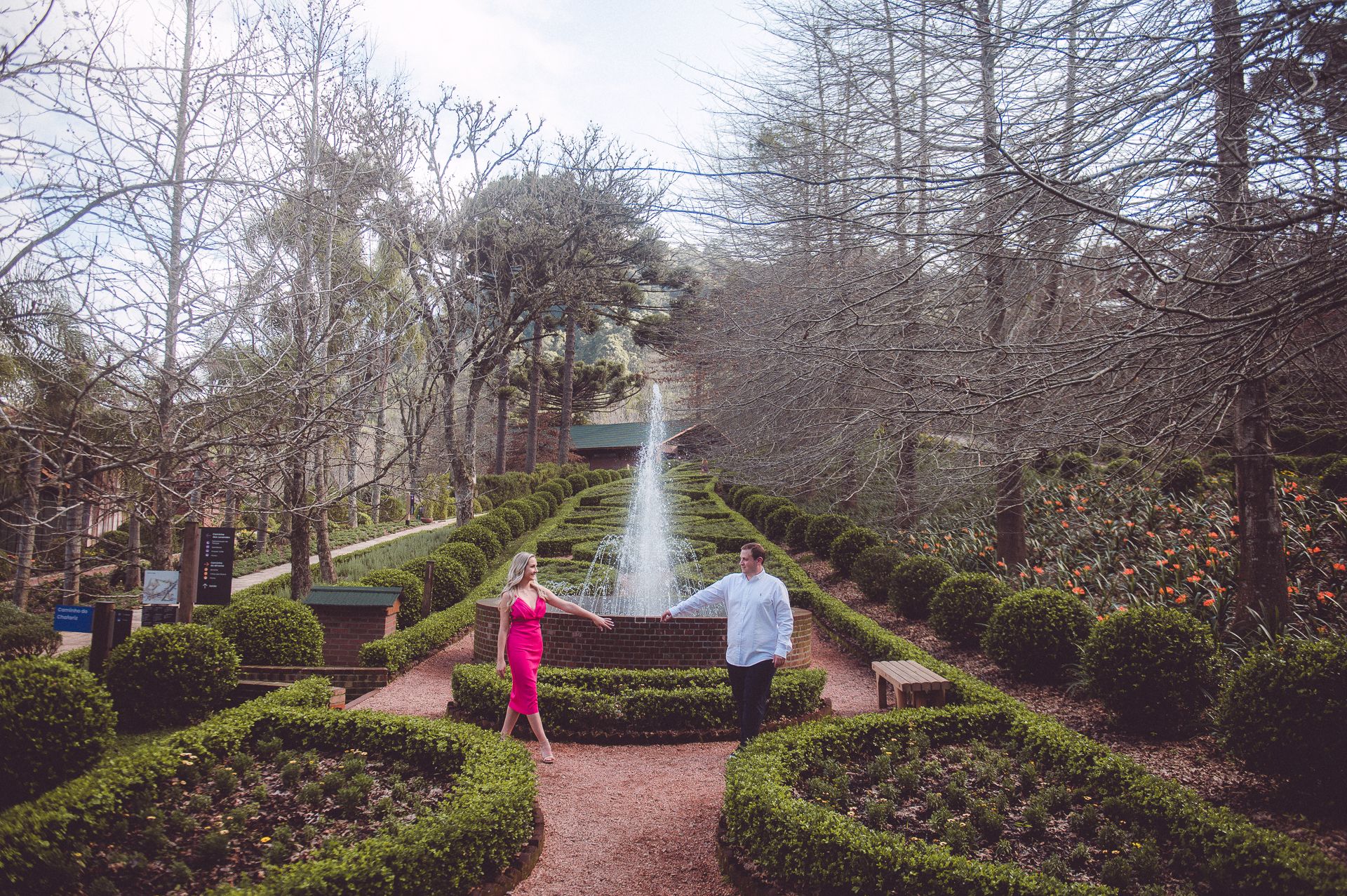 Ensaio Pré Casamento Pâmila e Felipe - Garden Park Gramado-RS - 2 - 2