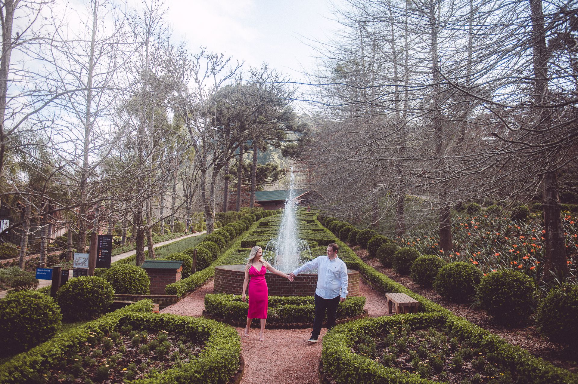 Ensaio Pré Casamento Pâmila e Felipe - Garden Park Gramado-RS - 2 - 1