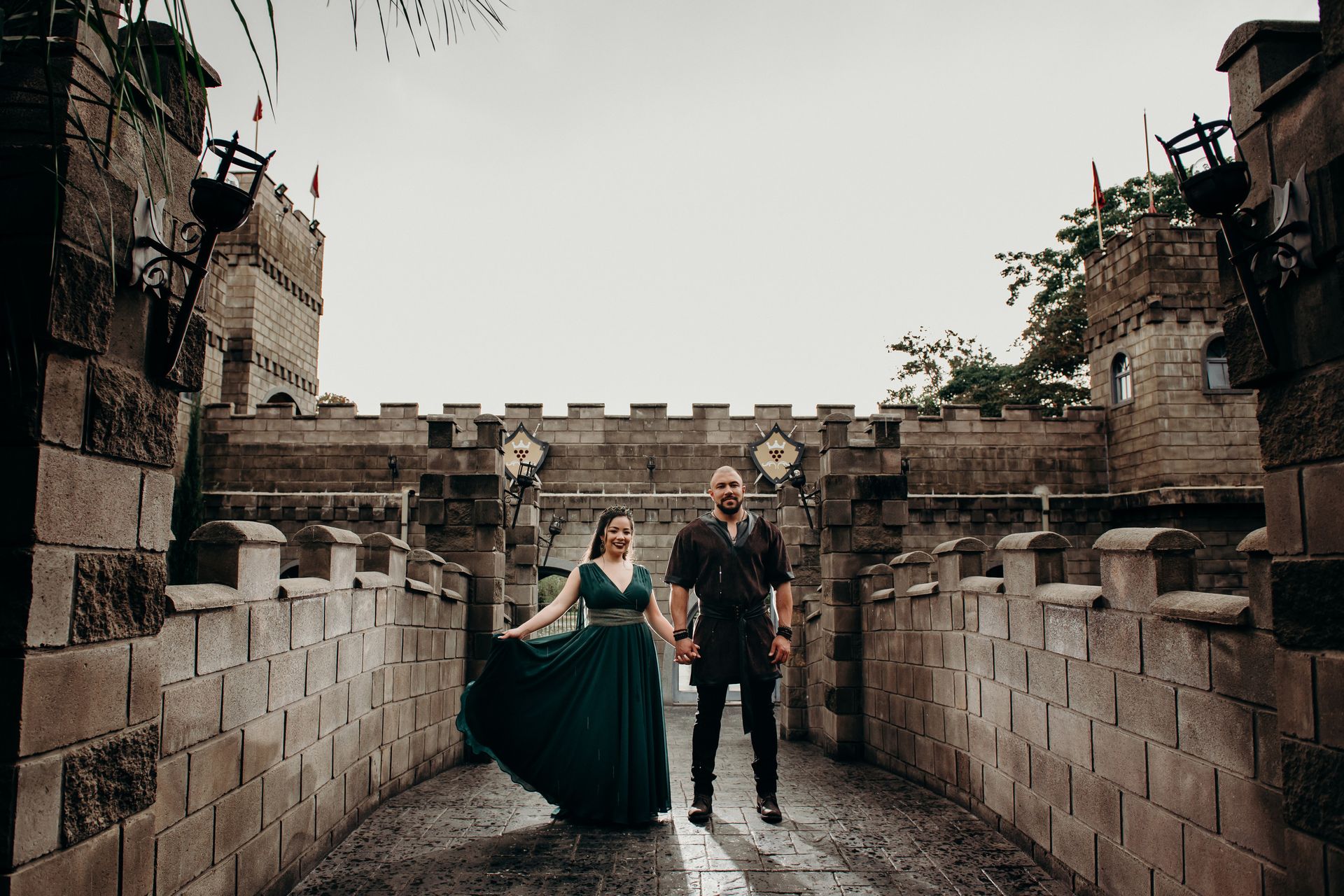 Ensaio no Castelo dos Vinhais, Vinhedo - SP (Andressa + Claudinei) - 1 - 7