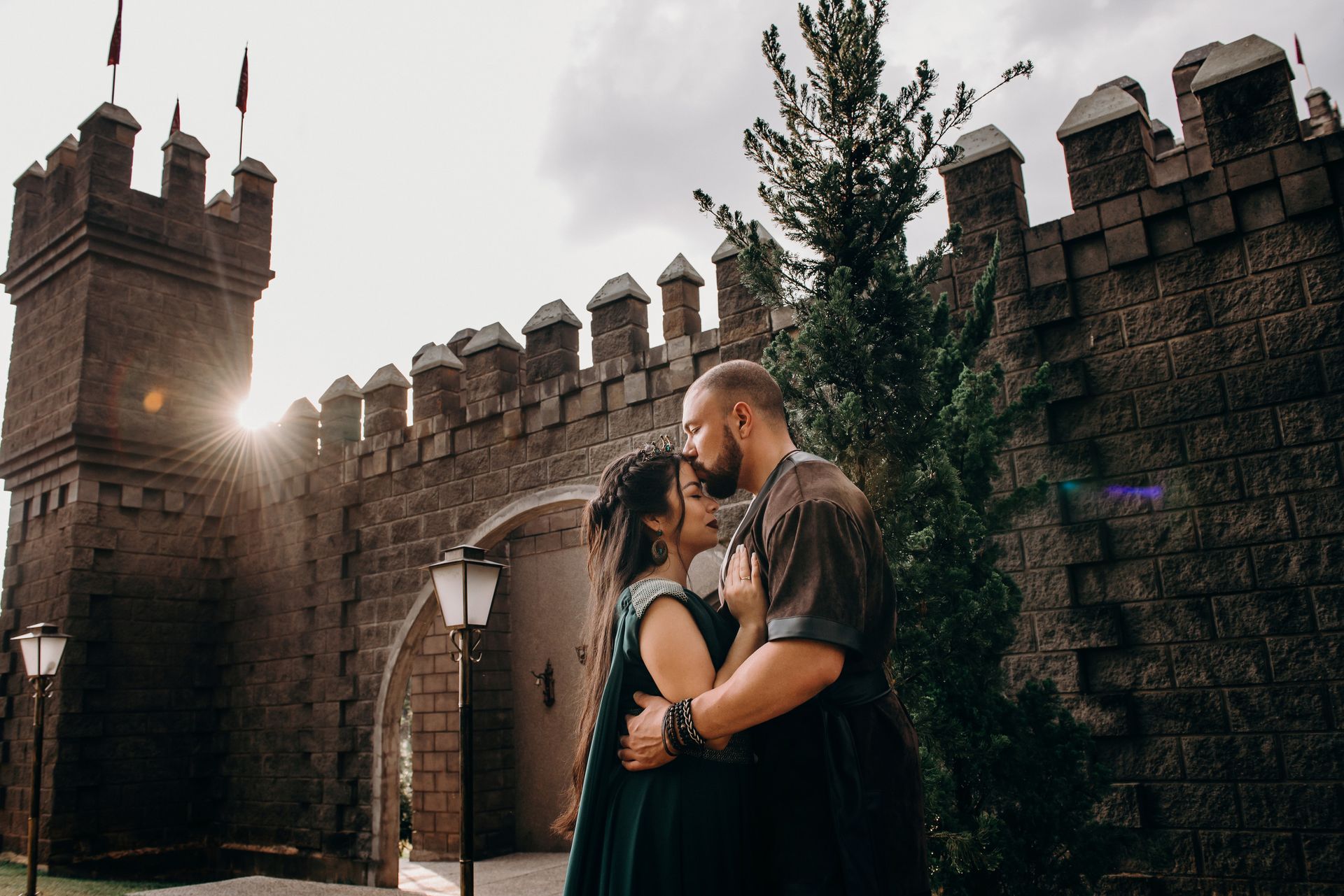 Ensaio no Castelo dos Vinhais, Vinhedo - SP (Andressa + Claudinei) - 1 - 16