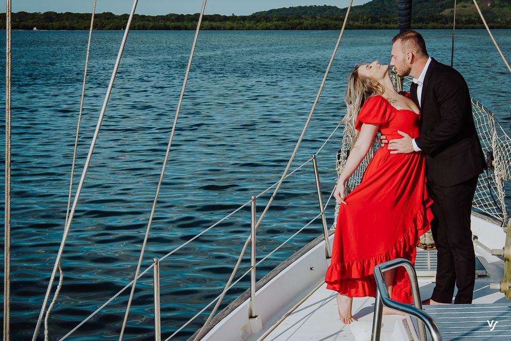 Pré wedding Tainá e Alex veleiro em São Francisco do Sul - SC - 2 - 1
