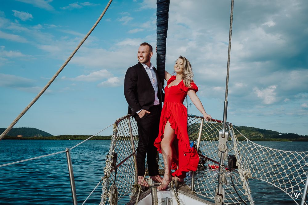 Pré wedding Tainá e Alex veleiro em São Francisco do Sul - SC - 2 - 0