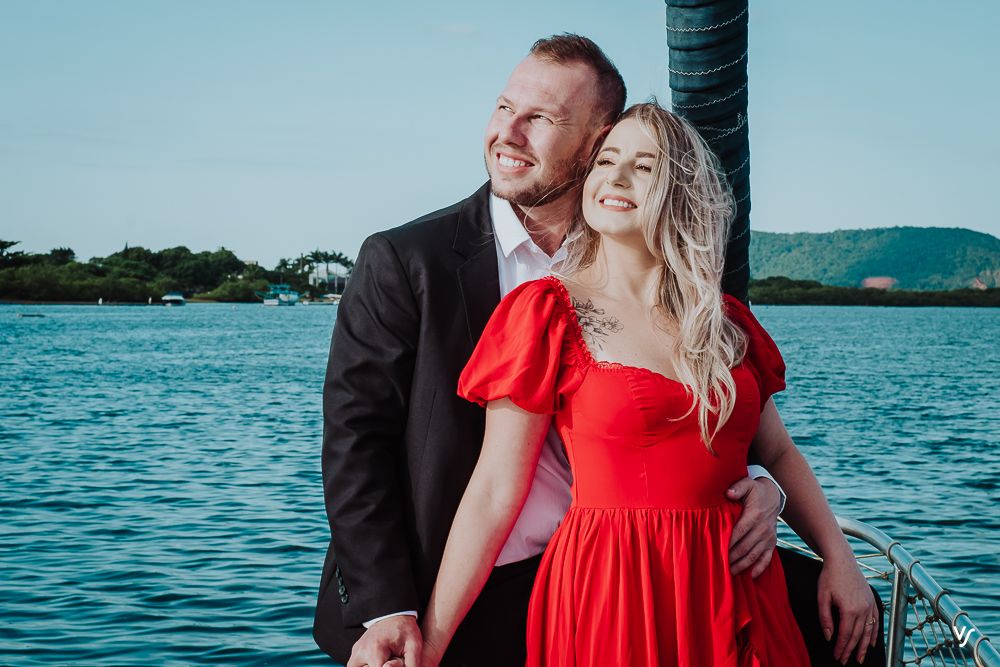 Pré wedding Tainá e Alex veleiro em São Francisco do Sul - SC - 2 - 2