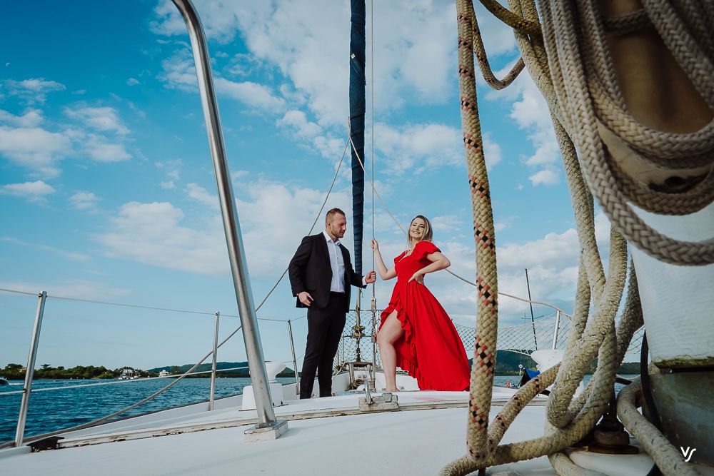 Pré wedding Tainá e Alex veleiro em São Francisco do Sul - SC - 2 - 10