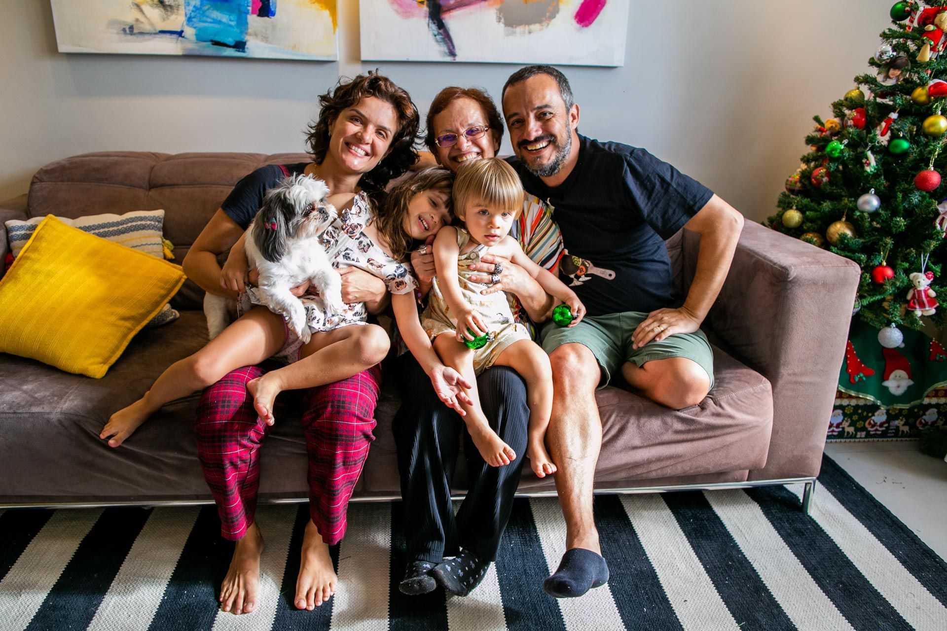 Montando a Árvore de Natal com a família da Josy em São Paulo SP - 2 - 20