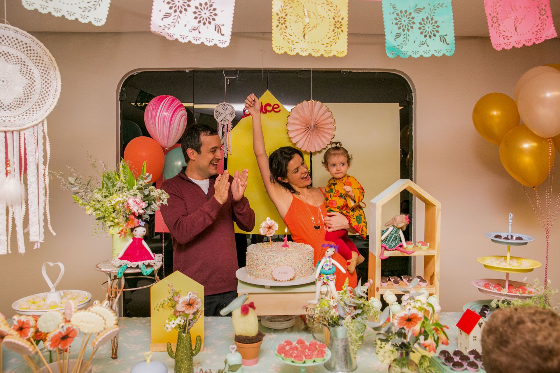 Batizado e Aniversário de 1 ano da Alice em São Paulo SP - 2 - 11