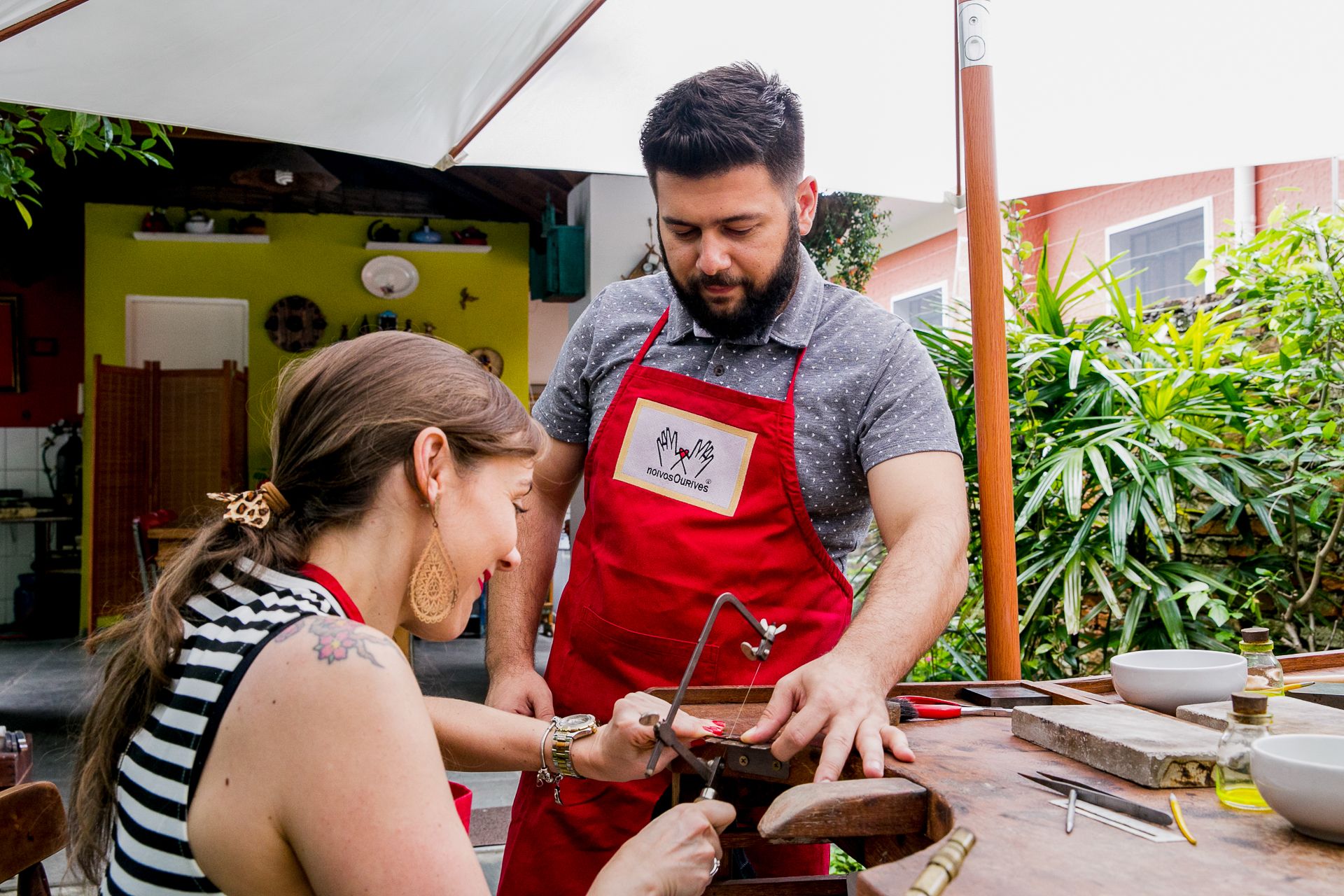 Pré Casamento Patrícia e Rodrigo no Ateliê Labriola | Noivos Ourives em São Paulo SP - 2 - 15