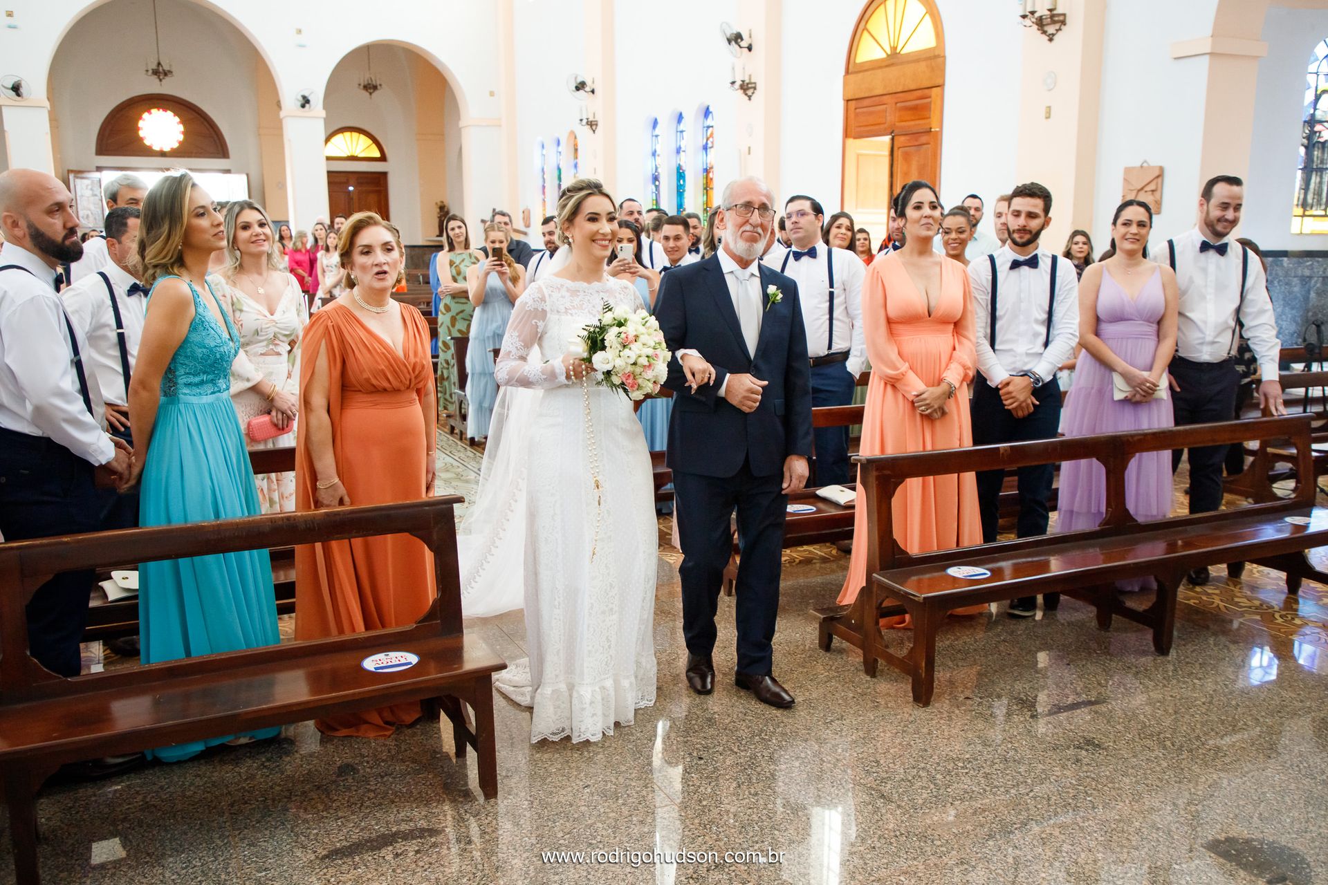 Casamento de Ângela e Bruno no Santuário de Nossa Senhora Aparecida de Jaboticabal - SP - 1 - 1