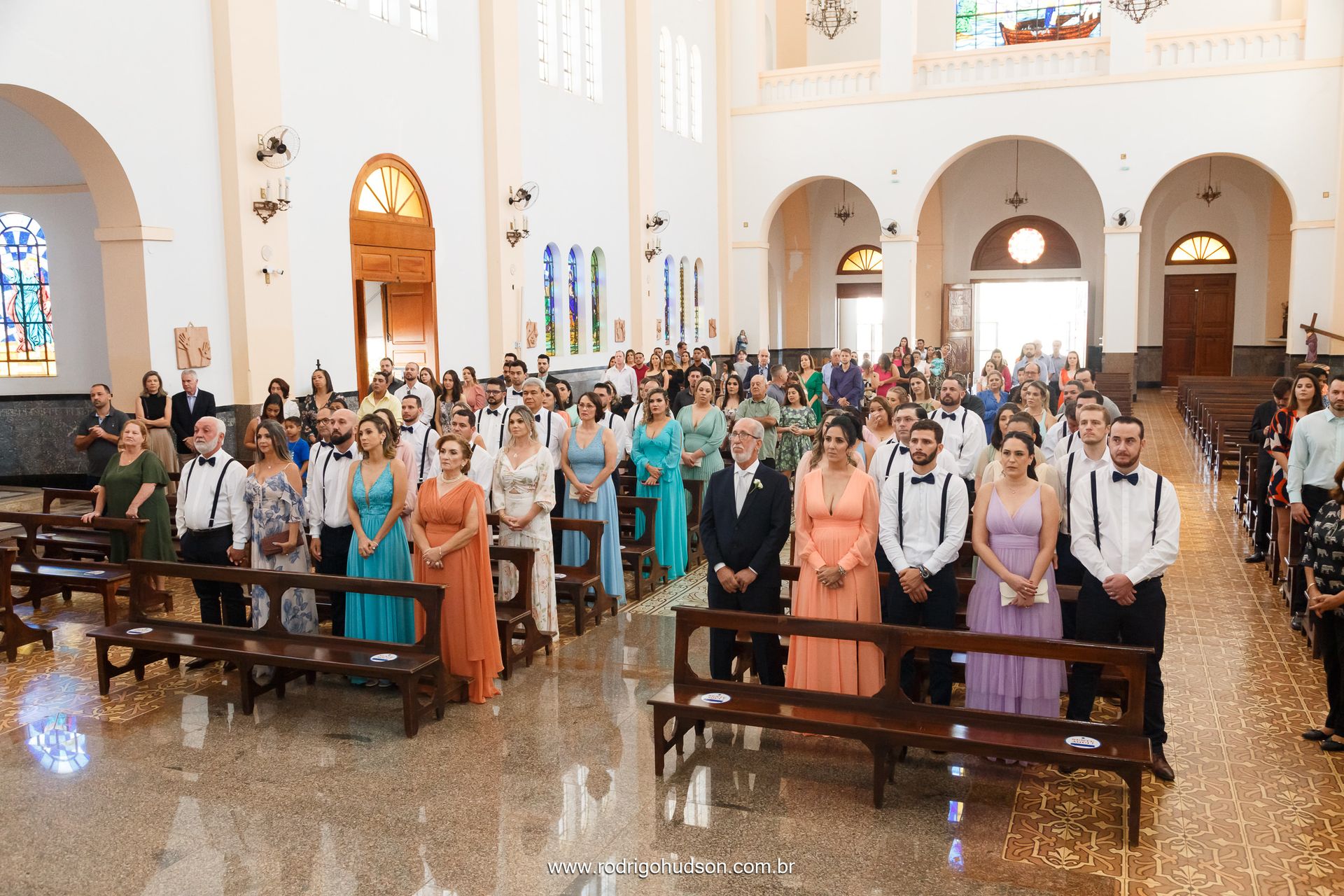 Casamento de Ângela e Bruno no Santuário de Nossa Senhora Aparecida de Jaboticabal - SP - 1 - 2