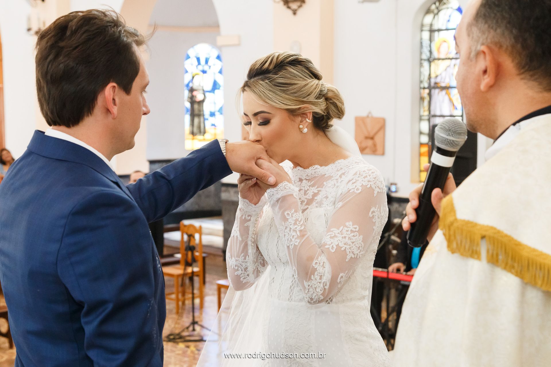 Casamento de Ângela e Bruno no Santuário de Nossa Senhora Aparecida de Jaboticabal - SP - 1 - 2