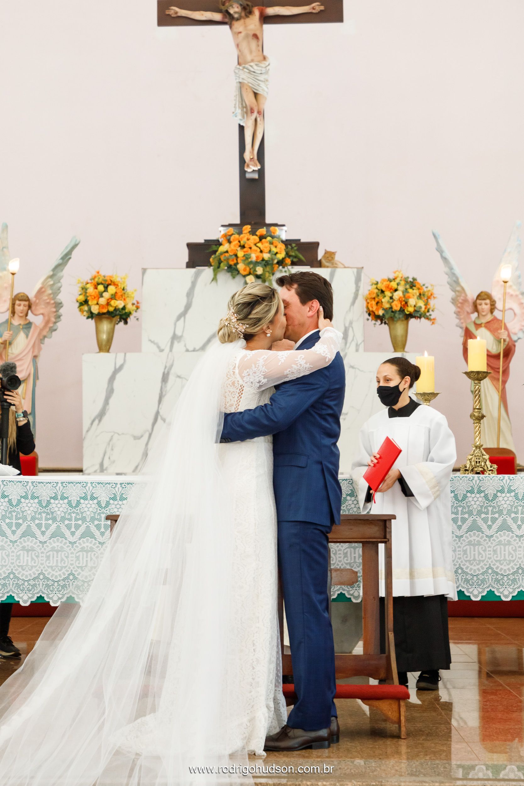 Casamento de Ângela e Bruno no Santuário de Nossa Senhora Aparecida de Jaboticabal - SP - 1 - 2