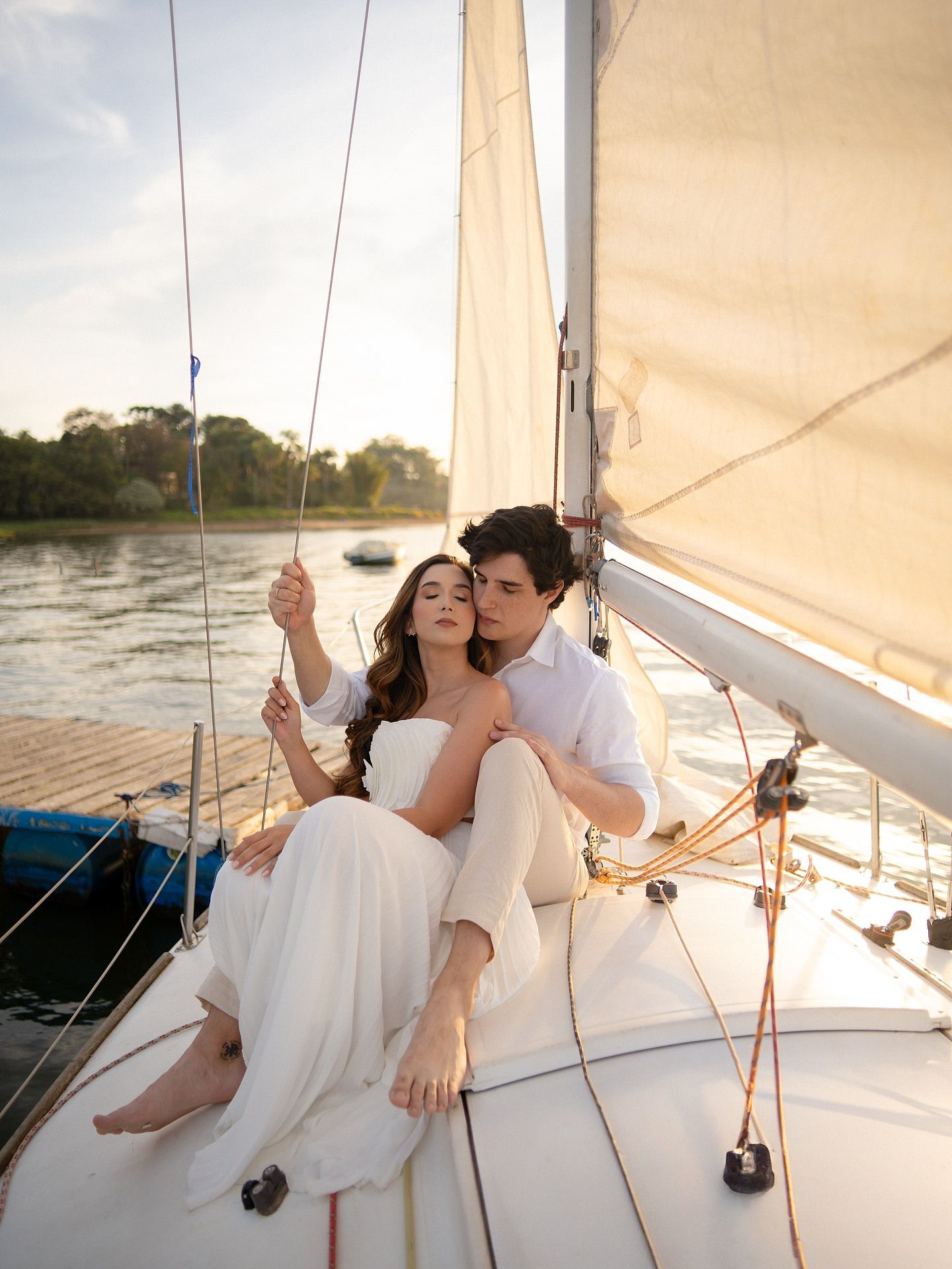 Meu primeiro ensaio no veleiro sem passar mal e olhem essas fotos BRASIL!!!🇧🇷 ❤️🚀🔥 - 3 - 5