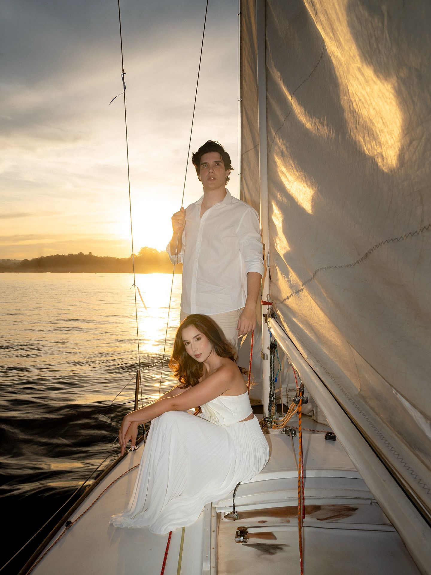 Meu primeiro ensaio no veleiro sem passar mal e olhem essas fotos BRASIL!!!🇧🇷 ❤️🚀🔥 - 3 - 7