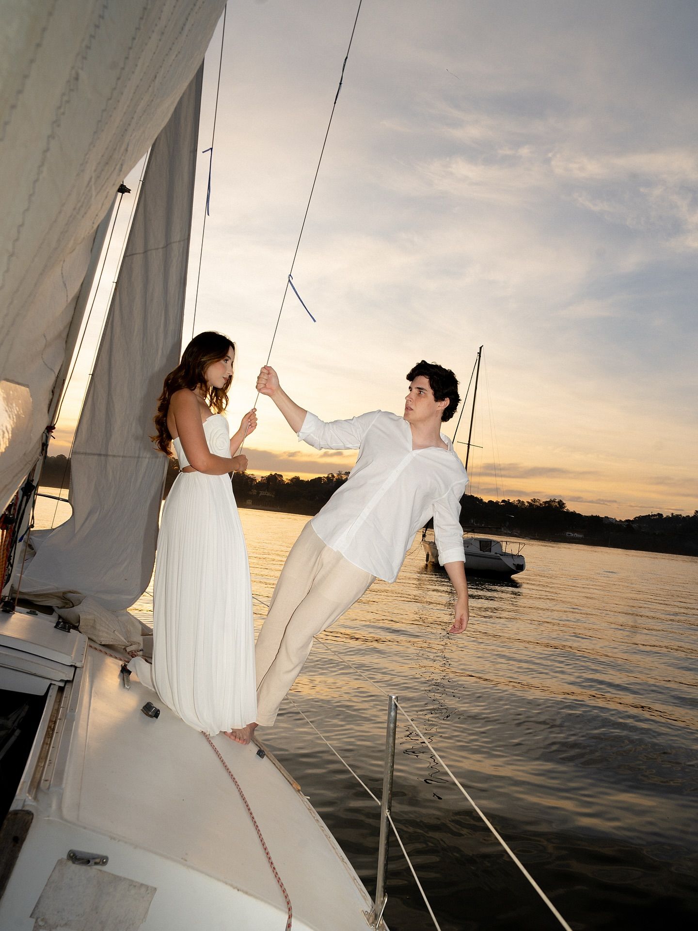 Meu primeiro ensaio no veleiro sem passar mal e olhem essas fotos BRASIL!!!🇧🇷 ❤️🚀🔥 - 3 - 9