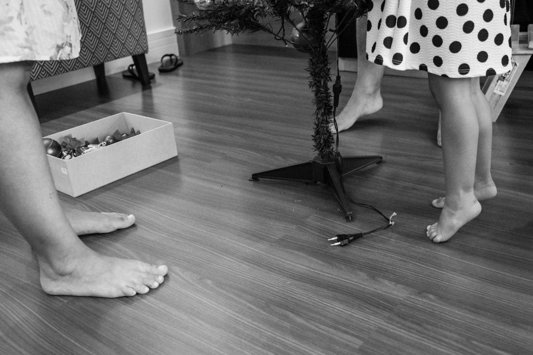Ensaio de Natal em casa - Robson  Laila  e Carol - 2 - 15