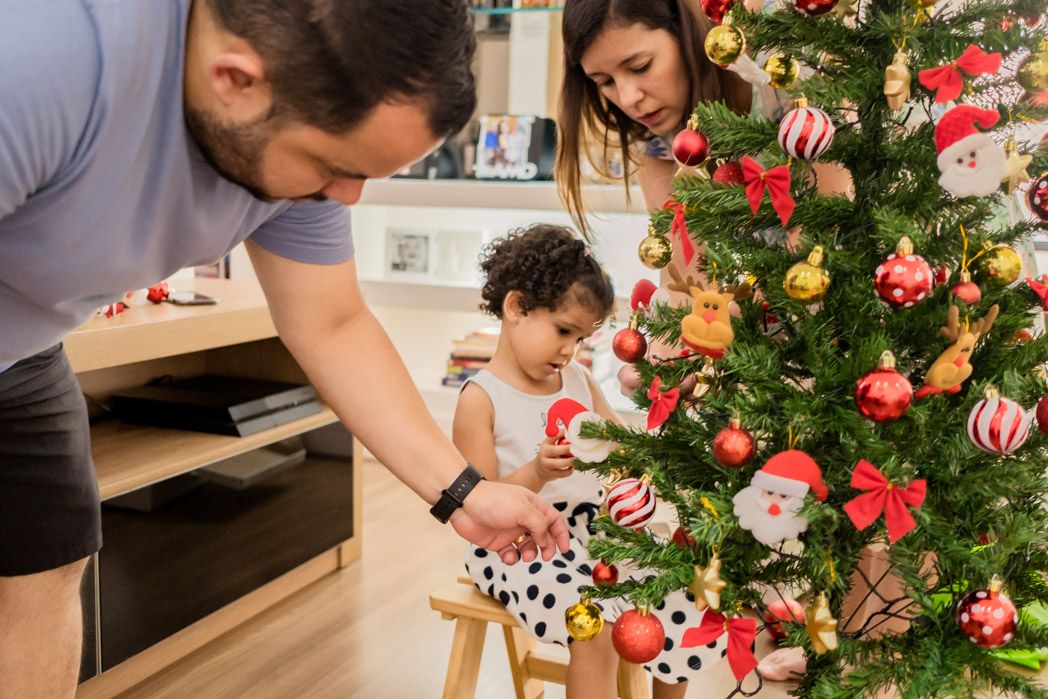 Ensaio de Natal em casa - Robson  Laila  e Carol - 2 - 20