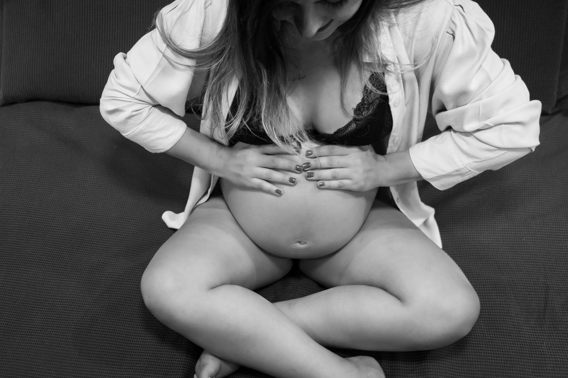 Gestante - ensaio em casa com a Elaine e o Douglas - 5 - 6