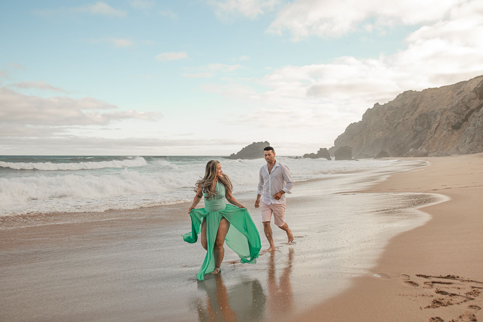 ENSAIO ALINE E OSCAR - PRAIA DA ADRAGA SINTRA - PORTUGAL - 2 - 16