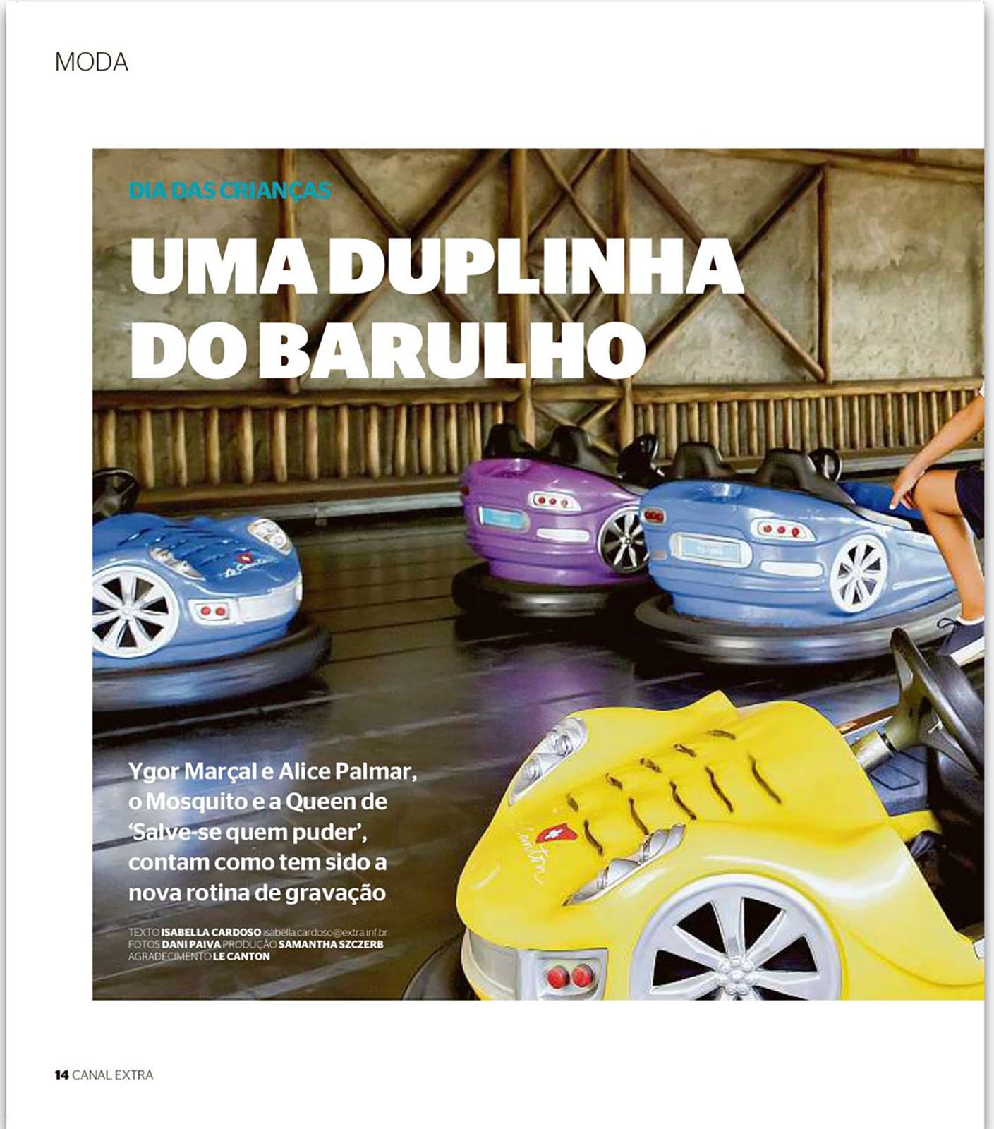 Ensaio Infantil no Jornal Extra - 2 - 1