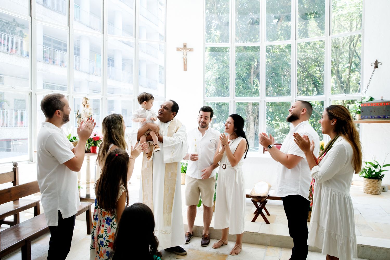 Batizado João Pedro na Capela do Colégio Teresiano - Gávea - 2 - 44