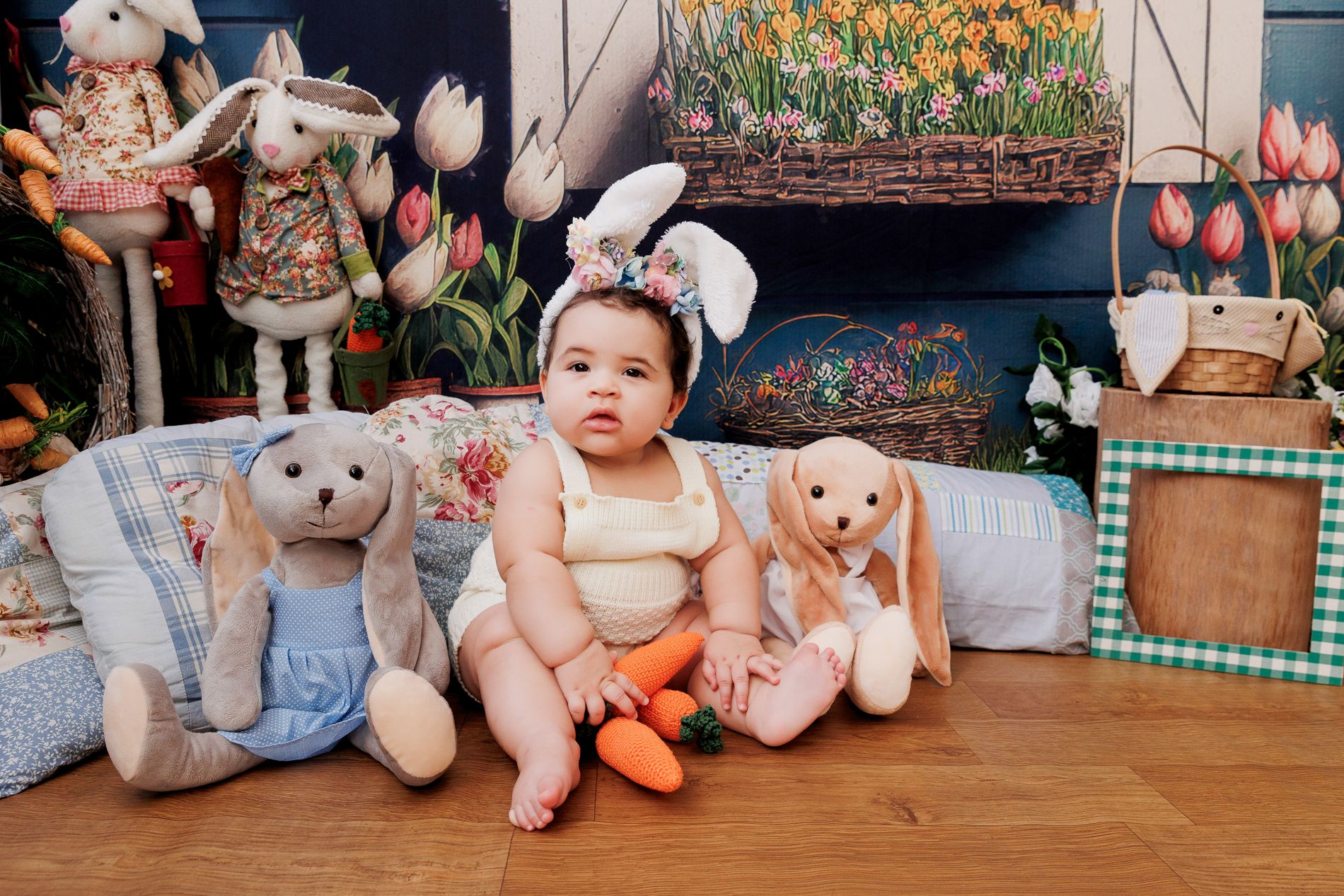 Ensaios de Páscoa em Niterói: um Jardim Encantado para Crianças no Estúdio Dani Paiva - 2 - 3
