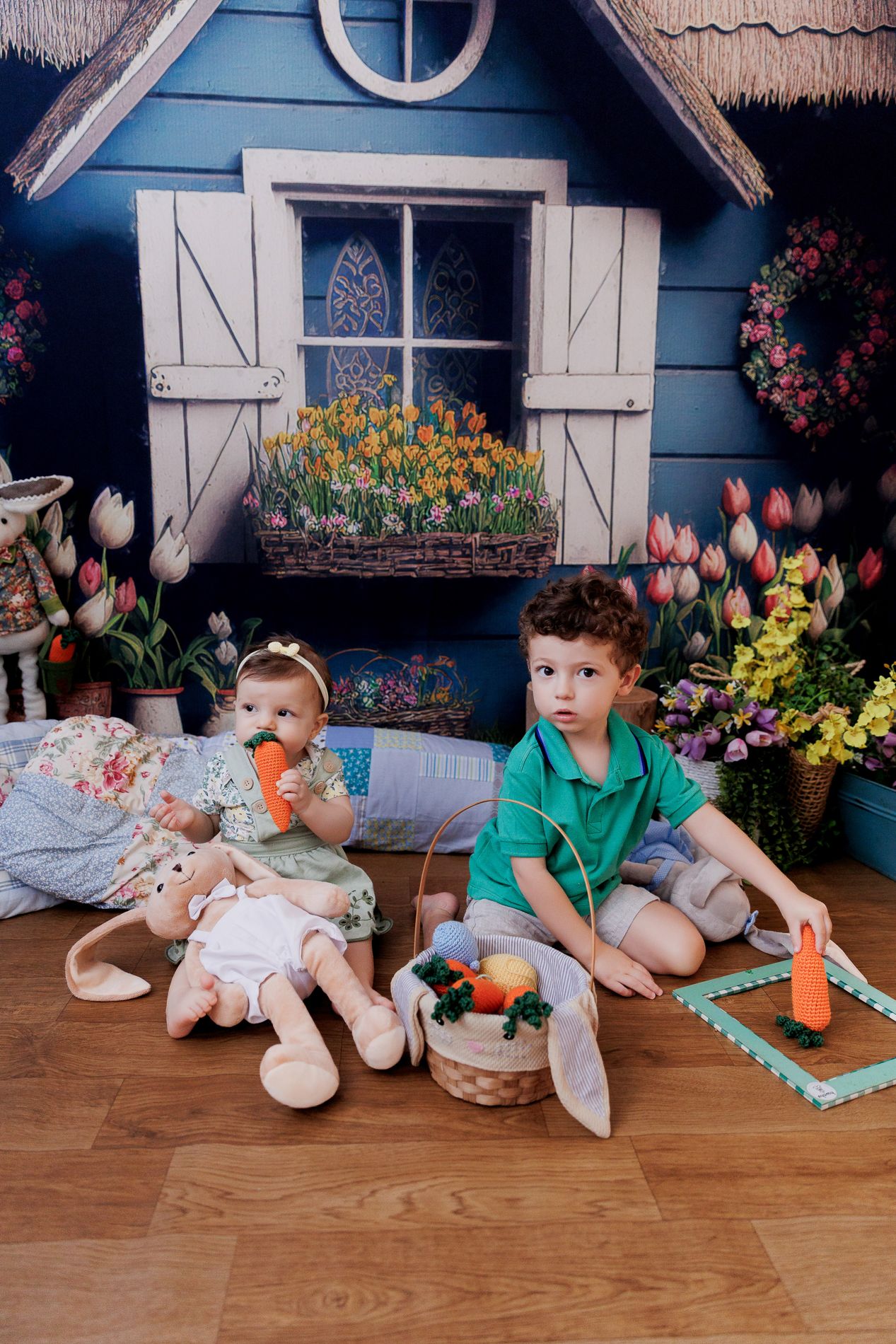 Ensaios de Páscoa em Niterói: um Jardim Encantado para Crianças no Estúdio Dani Paiva - 2 - 8