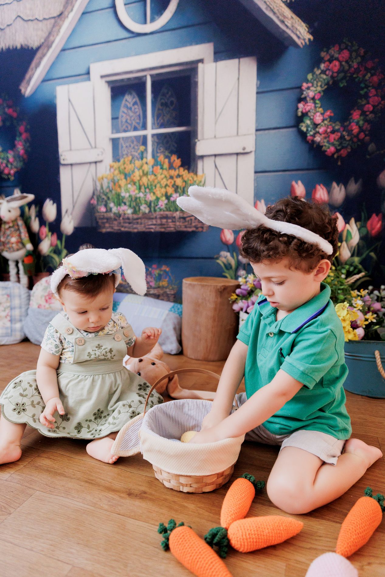 Ensaios de Páscoa em Niterói: um Jardim Encantado para Crianças no Estúdio Dani Paiva - 2 - 21