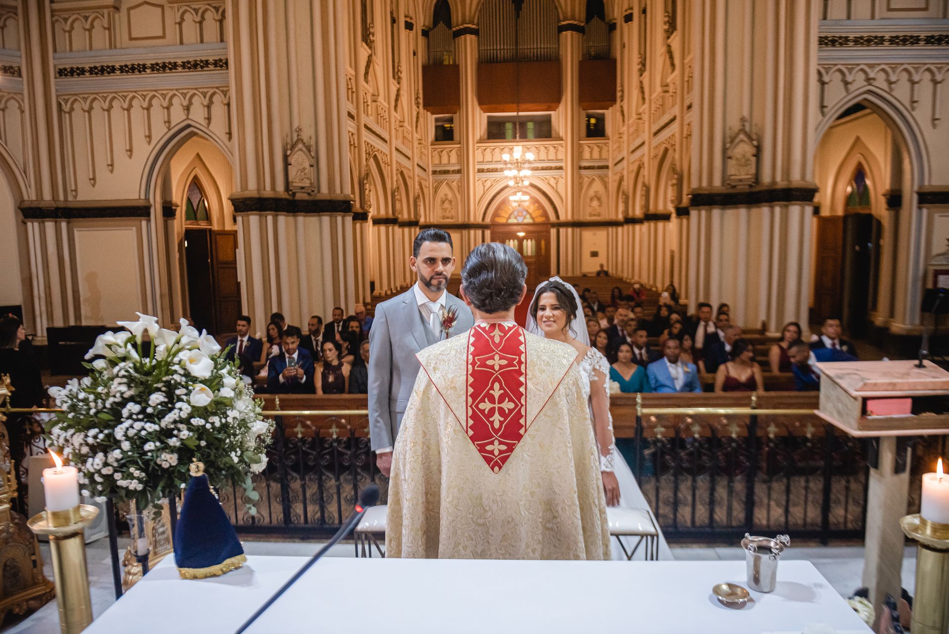 Casamento na Basílica de Lourdes em Belo Horizonte MG (Fran&Warley) - 4