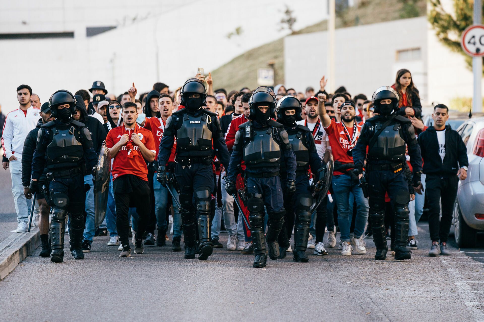 Derbi Sporting - Benfica  // Acompanhamento Claque Benfica - 2 - 0