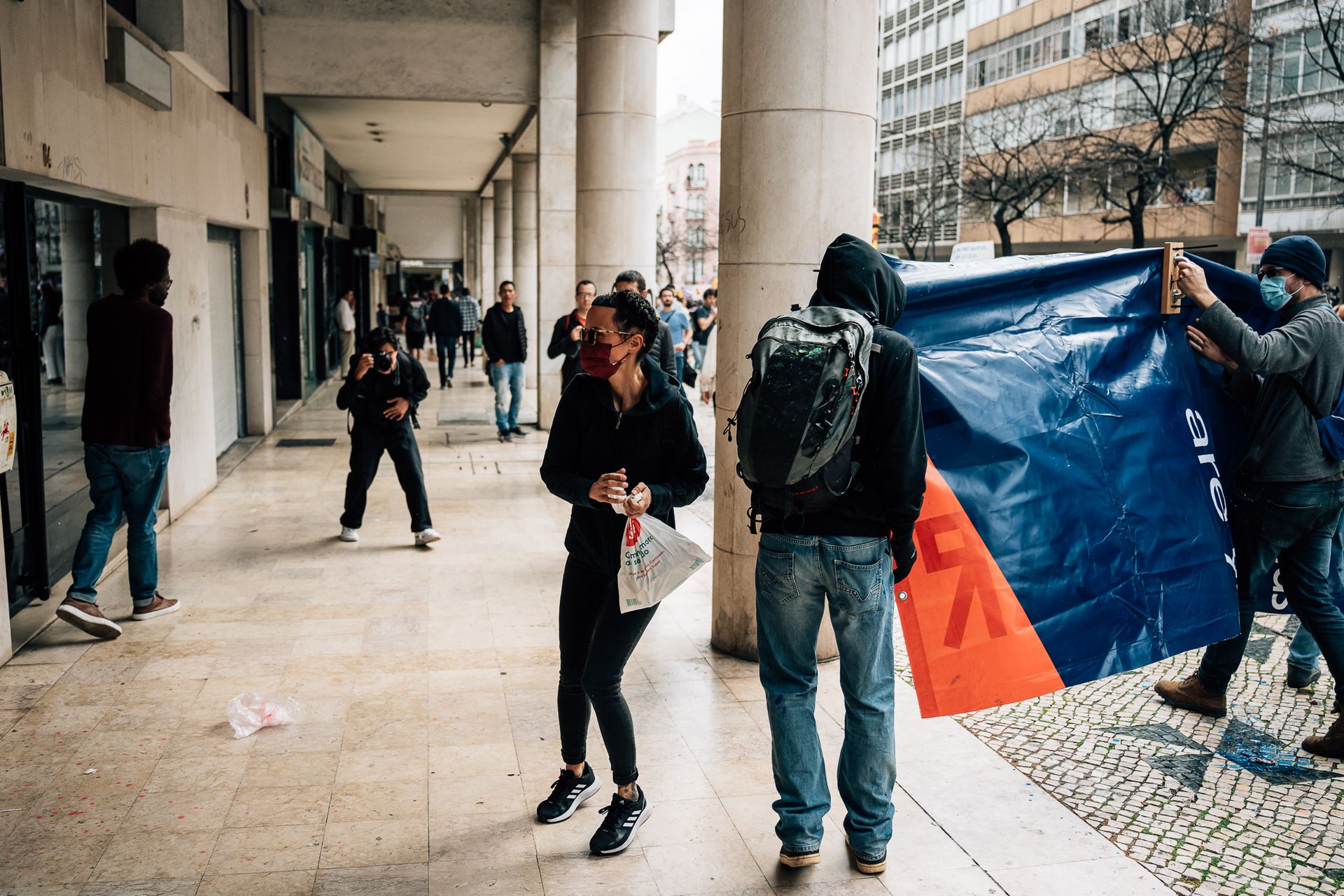 Confrontos em Manifestação em Lisboa - 4 - 0